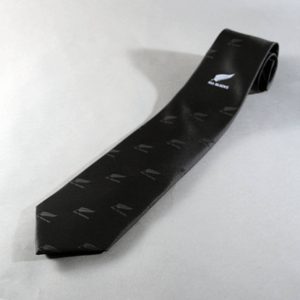 【グリフィン】オールブラックス ネクタイ センターロゴクレスト・ブラック #2/BK