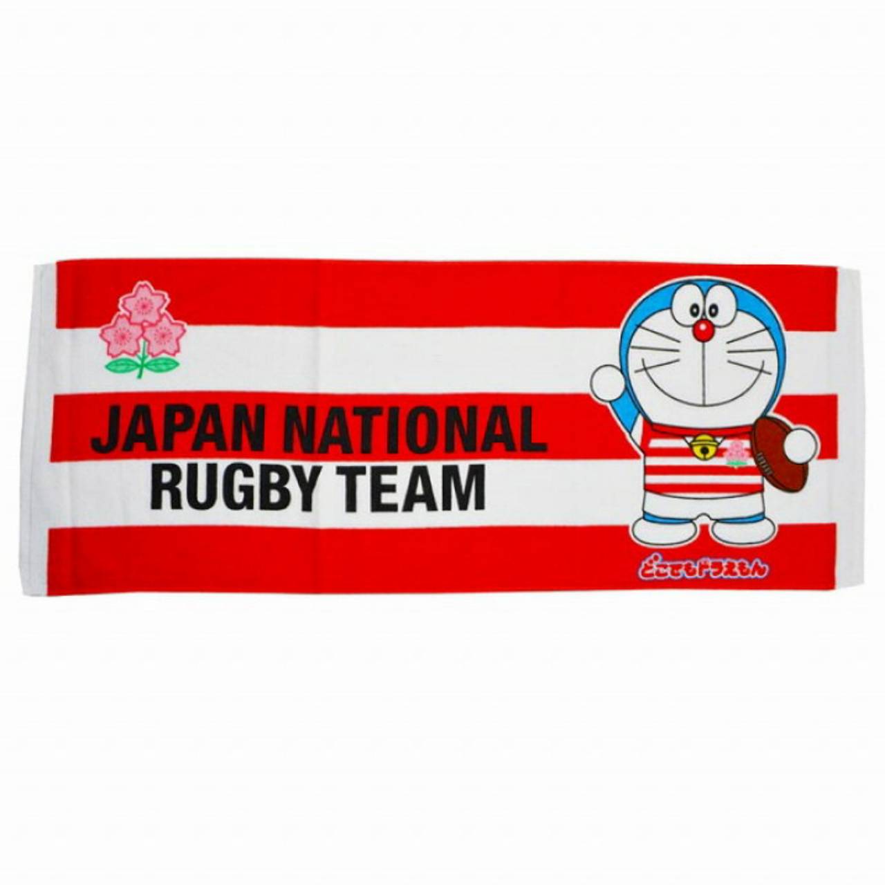 どこでもドラえもんフェイスタオル ラグビー日本代表 Tricolor Rugby どこでもドラえもんフェイスタオル ラグビー日本代表 Tricolor Rugby