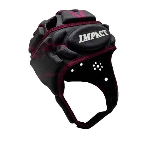 【IMPACT】V2 Premium Vented SPLATTER BLACK/MAROON - 画像 (2)