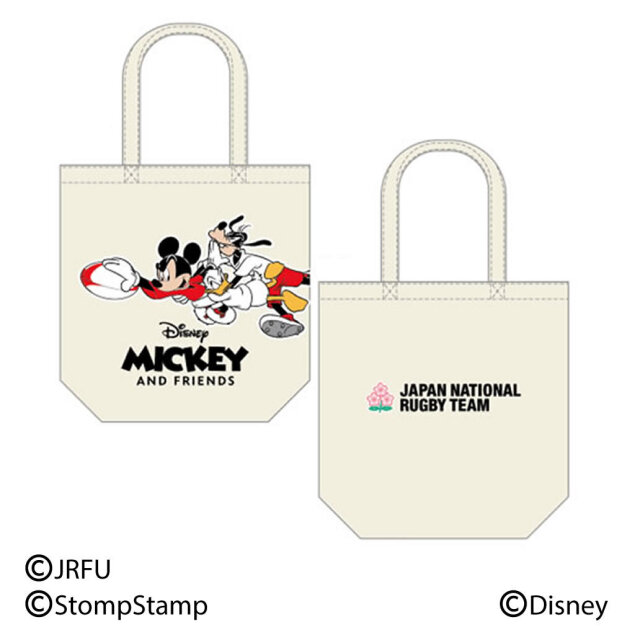 【ジャスティス】ラグビー日本代表×ミッキー&フレンズ キャンバストート - 画像 (3)