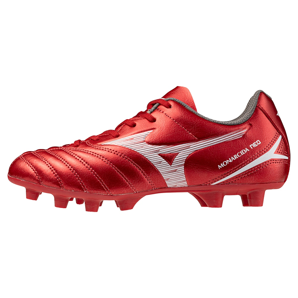 【ミズノ】モナルシーダNEO III SELECT Jr ルビーレッド×ホワイト