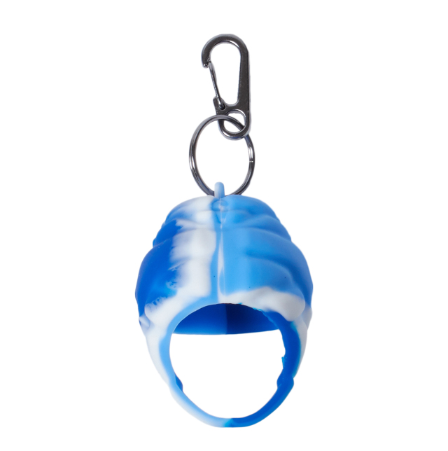 【BLK】ヘッドガードキーホルダー ブルーマーブル - 画像 (3)